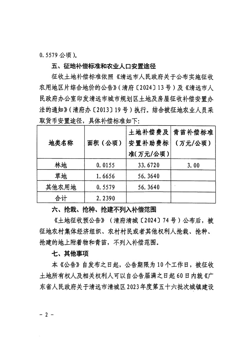 清遠市清城區(qū)2023年度第五十六批次城鎮(zhèn)建設(shè)用地征收土地公告（清府清城[2024]114號）_頁面_2.jpg